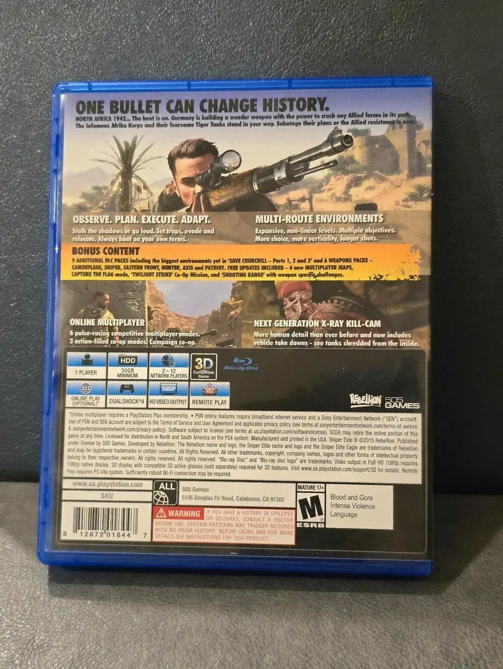 Sniper Elite 3 Ultimate Edition PS4 Game - Picture 2 of 3